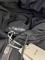 Демисезонная куртка черная Tom Ford Classic с капюшоном v067 высокое качество