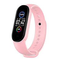 Фитнес браслет FitPro Smart Band M6 (смарт часы, пульсоксиметр, пульс). RL-728 Цвет: розовый
