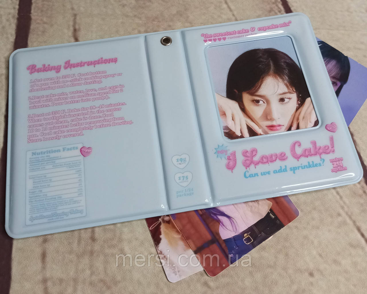 Біндер для фотокарток К-ПОП альбом для карток K-POP lomo card на 40+1 шт №50