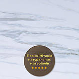 Декоративная ПВХ плита греческий белый мармур 0,6*1,2мх3мм SW-00002269, фото 7