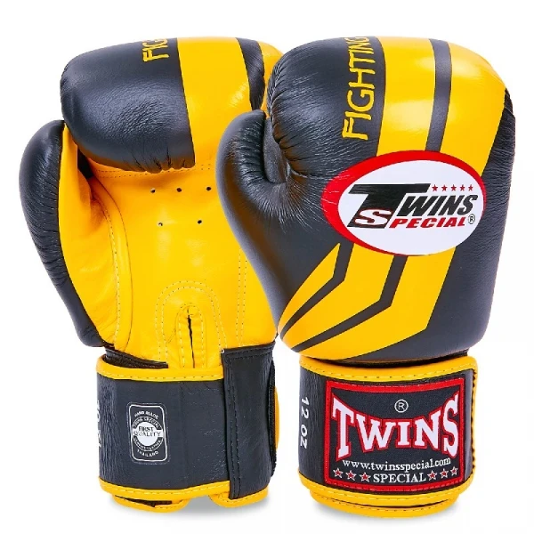 Рукавички боксерські шкіряні TWINS FBGVL3-43  (10, 12, 14 унцій)