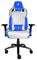 Крісло для геймерів 1stPlayer DK2 Blue-White