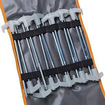 Набір кілочків 12шт в чохлі Green Camp L=25см, фото 3