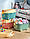 Багатофункціональний ящик для зберігання іграшок Poppet Каченя Блу На колесах Середній (PP-001B-M), фото 10