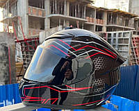 Мотошлем, шлем интеграл, мотошолом, шлем на мотоцикл, скутер, шлем для мотоцикла
