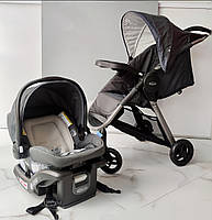 Коляска с рождения Graco 3в1 + база isofix (latch)