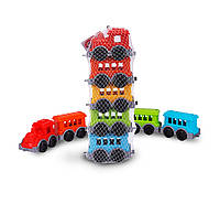 Іграшкова машинка міні Потяг 4 вагони арт 9116 Technok Toys