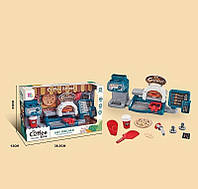 Ігровий набір "Магазин" каса з прилавком і кавоваркою та аксесуарами арт. YQL35