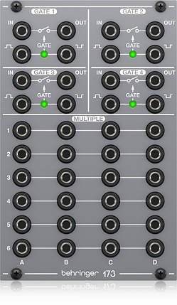 Модуль Behringer 173 Quad Gate/Multiples, фото 1