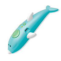 3D ручка з акумулятором дельфін + трафарети для малювання + 215м пластику 3D Painting Pen 9903 Dolphin