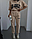 Костюм жіночий з накатом LOS ANGELES двонитка (42-50) (4цв) "Best Fashion" недорого від прямого постачальника, фото 6