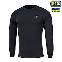 Реглан тактичний M-TAC ATHLETE BLACK, чоловіча військова кофта з довгим рукавом олива для зсу