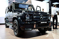 Передний бампер AMG на Мерседес Mercedes G-Class кубик ТЮНИНГ