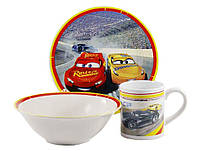 Детская посуда Interos Тачки TO-8-84409 3 предмета высокое качество