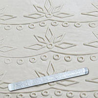 Скалка кондитерская текстурная Empire Ромбиковидные лепестки на веточке EM-8946 21 см высокое качество