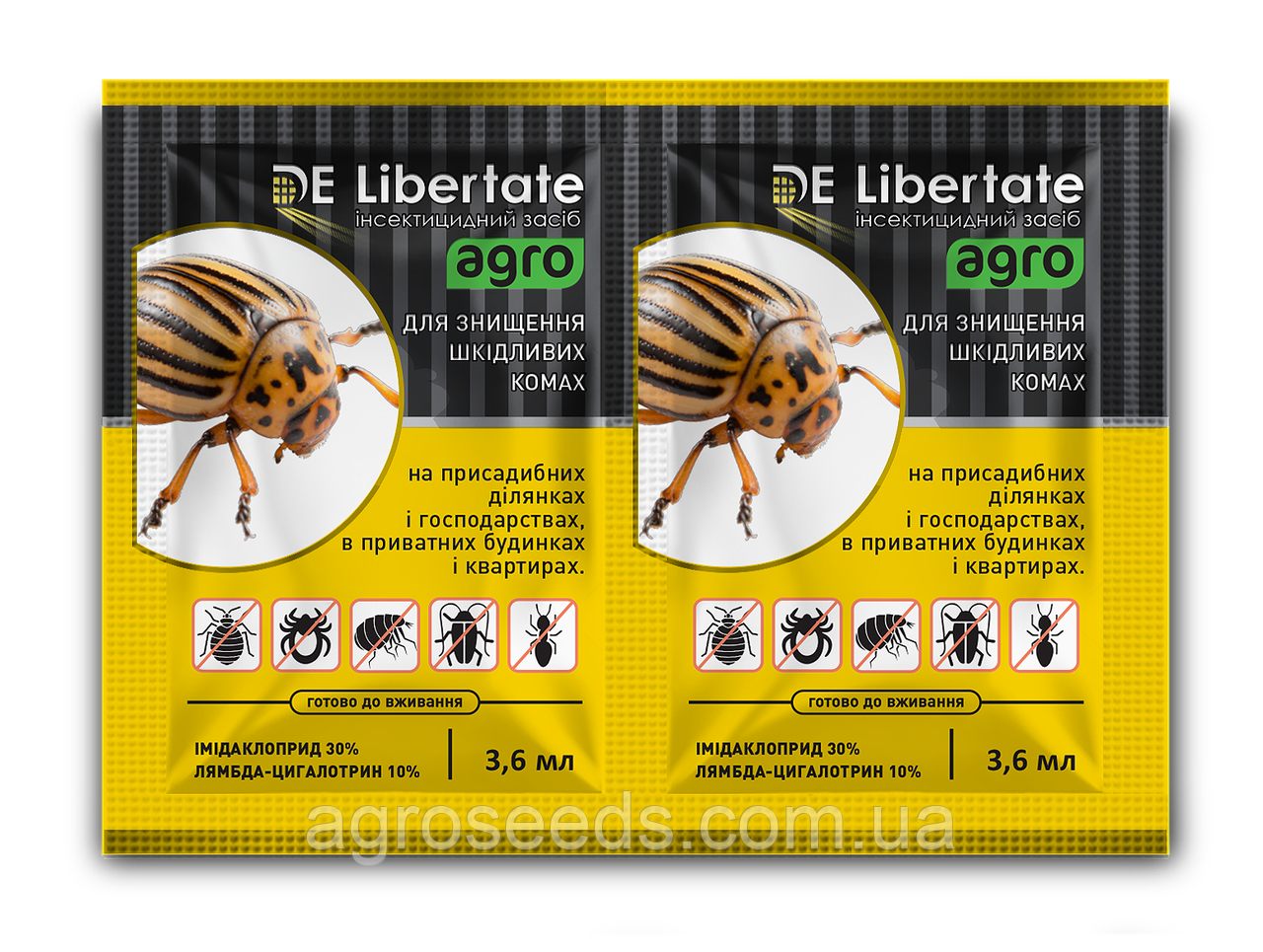Інсектицид Де Лібертате 3,6 мл від колорадського жука, оригінал