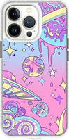 Чехол на iPhone 13 Pro Розовая галактика "4146pm-2372-71002"