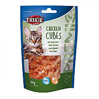 Лакомство для кошек Trixie PREMIO Chicken Cubes, 50 г AM, код: 6879358