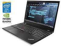 Мобильная рабочая станция Lenovo ThinkPad P52s / 15.6" (1920x1080) IPS / Intel Core i7-8550U (4 (8) ядра по