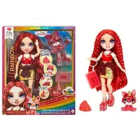 Кукла Рейнбоу Хай Руби Андерсон с набором слаймов и питомцем Rainbow High Ruby Anderson Red with Slime Kit
