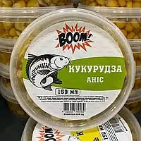 Наживка кукуруза для рыбалки Boom 150 грамм Анис