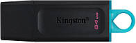 Флеш-накопичувач USB3.2 64GB Kingston DataTraveler Exodia Black/Teal (DTX/64GB)