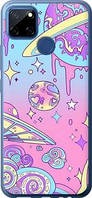 Чехол на Realme 7i Розовая галактика "4146u-2486-71002"