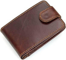 Кредитница чоловіча Vintage 14509 шкіряна Коричнева
