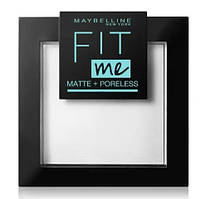 Матувальна компактна пудра для обличчя Maybelline New York Fit Me! Matte + Poreless 090 Poreless, 9 г