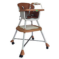 Стільчик для годування дитини Spoko (Споко) SP-08 коричневий (42400550)