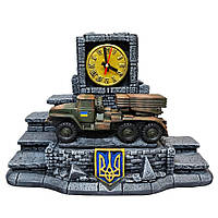 Оригинальный сувенир подарок военному подставка "Украинский БМ-21 Град", Сувениры из гипса и керамики