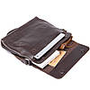 Шкіряна чоловіча сумка GRANDE PELLE 11430 Коричневий, фото 6