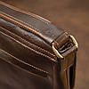 Шкіряна чоловіча сумка GRANDE PELLE 11430 Коричневий, фото 10