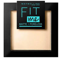 Матувальна компактна пудра для обличчя Maybelline New York Fit Me! Matte + Poreless 115 Ivory, 9 г