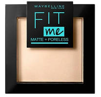 Матувальна компактна пудра для обличчя Maybelline New York Fit Me! Matte + Poreless 220 Natural Beige, 9 г