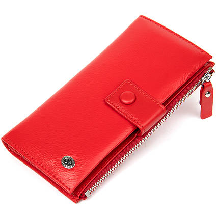 Яскравий жіночий гаманець-клатч ST Leather 19374 Червоний, фото 1