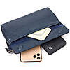 Чоловічий клатч з натуральної шкіри CANPELLINI 21550 Синій, фото 8