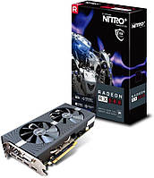 Дискретная видеокарта AMD Radeon RX 580 Nitro+, 8 GB GDDR5, 256-bit / DVI, HDMI, DisplayPort б/у