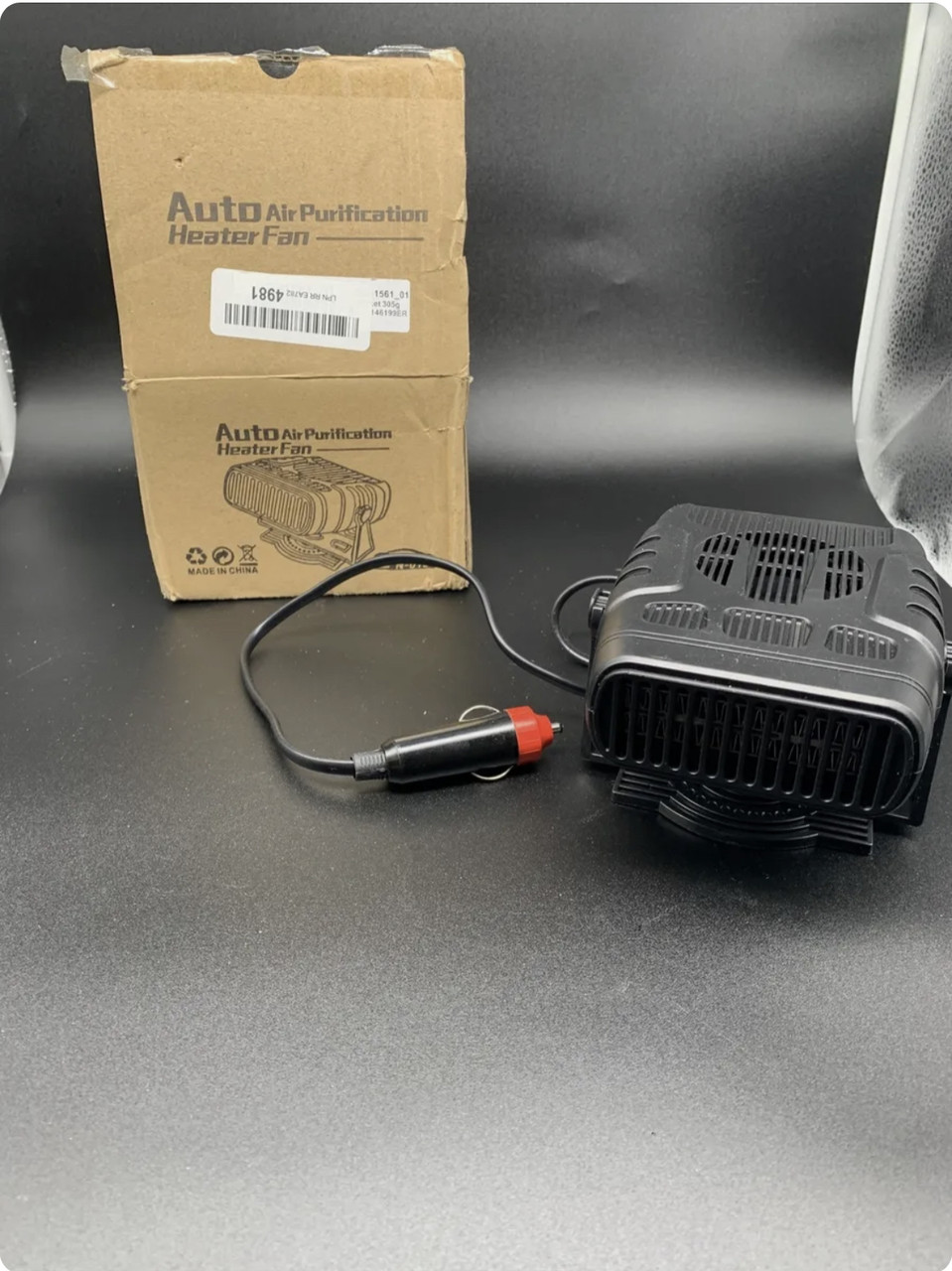 Вентилятор нагрівач для автоматичного очищення повітря 12 В/120 Вт N-018.