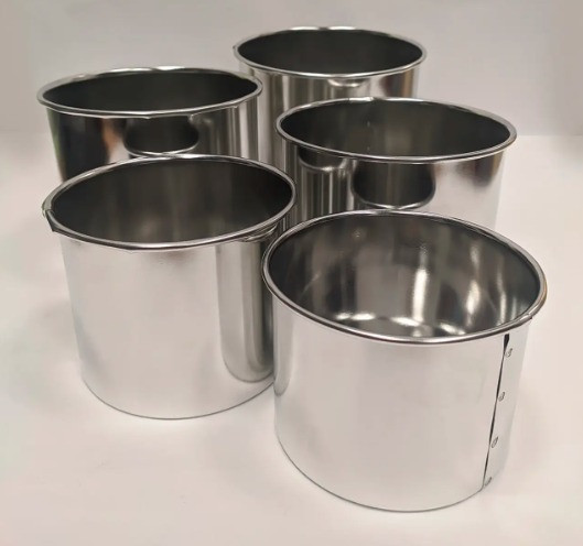 Форма для випічки великодніх пасок набір з 5 штук зі знімним дном, Форми для випічки паски, фото 1