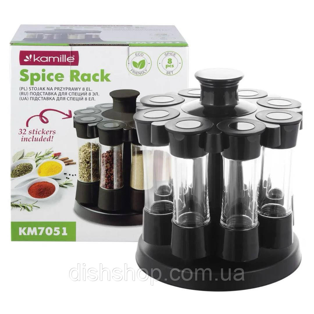 Набор емкостей для специй Kamille 9 предметов, фото 1