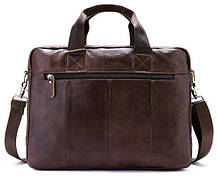 Сумка чоловіча шкіряна горизонтального типу Vintage 14798 Коричнева, фото 5