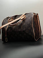 Сумка женская Louis Vuitton большая Луи Виттон коричневая спортивная сумка LV