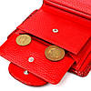 Лакований жіночий гаманець з натуральної шкіри з тисненням під змію CANPELLINI 21682 Червоний, фото 8