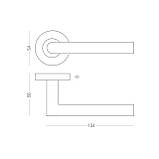 Ручка на розетці MVM RUEDA CORTE, фото 3