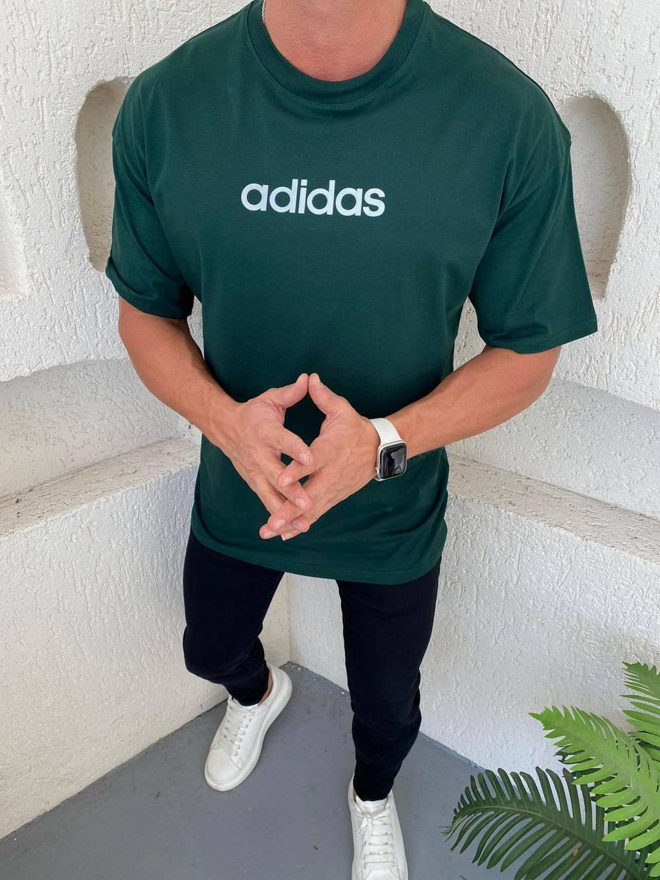 Чоловіча футболка Adidas M1887 зелена