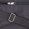 Зручна чоловіча сумка на плече з якісного поліестеру FABRA 22577 Чорний, фото 9