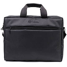 Практична ділова сумка з якісного поліестеру FABRA 22585 Чорний, фото 5