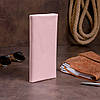 Клатч конверт с карманом для мобильного кожаный женский ST Leather 19271 Розовый, фото 10