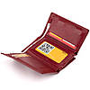 Горизонтальне портмоне зі шкіри жіноче на магніті ST Leather 19333 Бордове, фото 7